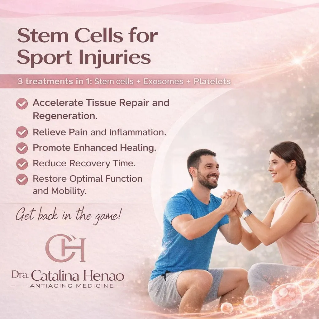 Sports Injury and Recovery Protocol at Stem Cell Medellin